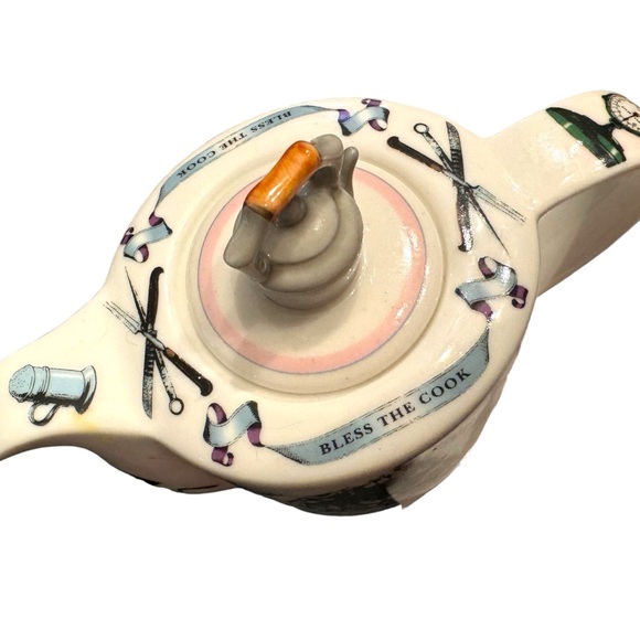 Paul Cardew Bless the Cook crramic tea pot england C2008 - Picture 4 of 8